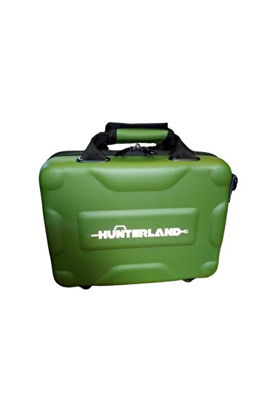 Hunterland Haki Yeşil Deri Panel Tabanca Taşıma Çantası