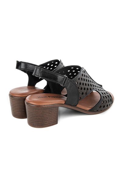 Hush Puppies Fi.To ( 624216 ) - Genuine Leather, Adjustable Velcro Anatomical Women's Sandals