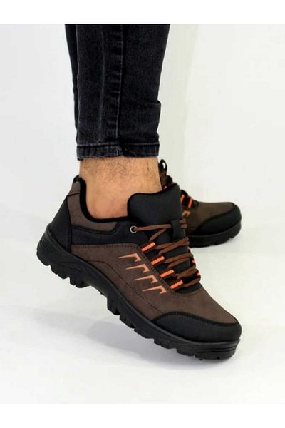 DÜNYA MAĞAZA Μαύρο καφέ Unisex Ορθοπεδική Αντιολισθητική Σόλα Trekking αθλητικά παπούτσια