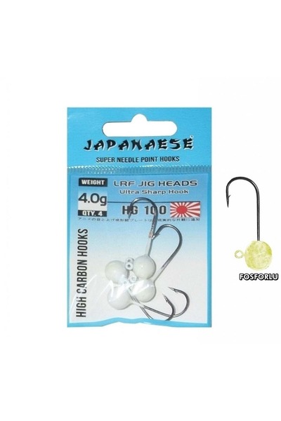 JAPANESE HG100 LRF ZOKA SETİ GLOW JİG HEAD - 3 GR
