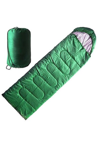 Discovery Dft Flat Hood 190 30cm X75 Green 5/15 Degree Sleeping Bag