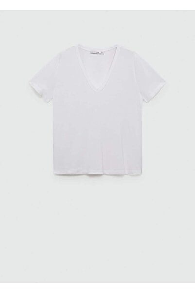 MANGO Woman Κοντομάνικο μπλουζάκι