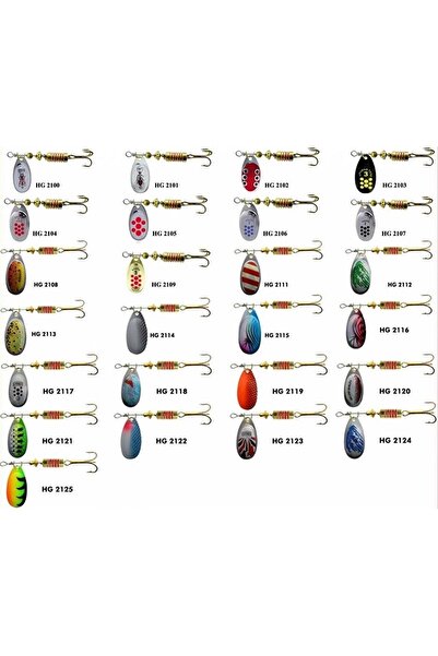 EFFE Spinner Alabalık Kaşık No:1-3gr - HG 2100