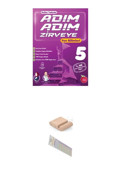Newton Yayınları 5. Sınıf Adım Adım Zirveye Fen Bilimleri-Maarif Modeli MÜFREDAT/+Telefon Tutucu+Çözüm Ayracı