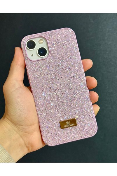 HYPERSOFT حافظة هاتف متوافقة مع هاتف Iphone 15، حافظة شعار Swr لامعة من حجر ا...