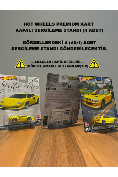 Almalı PREMIUM KART  KAPALI SERGİLEME STANDI (4 ADET)