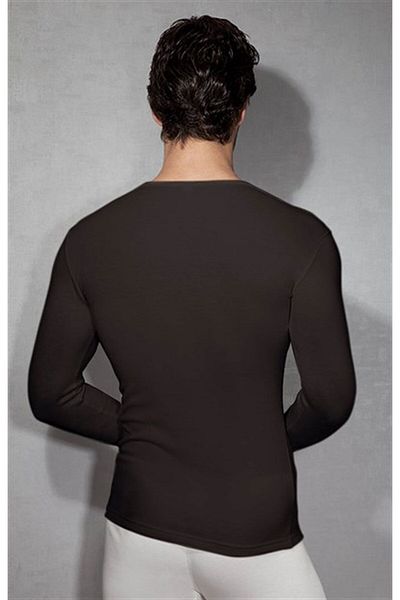 Ecenaz Doreanse Men's Round Neck Long Sleeve T Shirt 2965