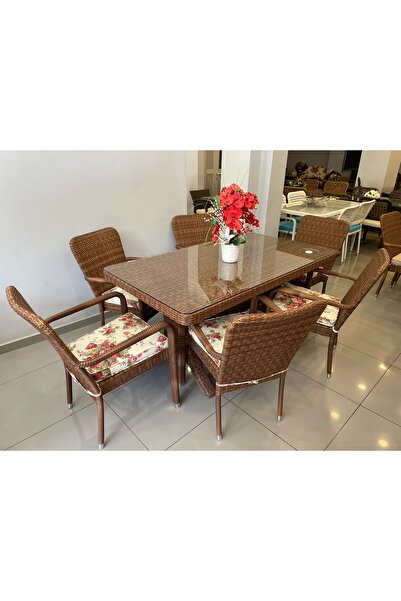 Çetinkaya Rattan Yemek Masası