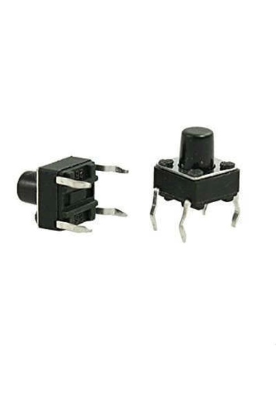 CNL Tactile Push Buton Hobi Devreleri Için 6x6x8mm 4 Pin Küçük Buton - 5 Adet