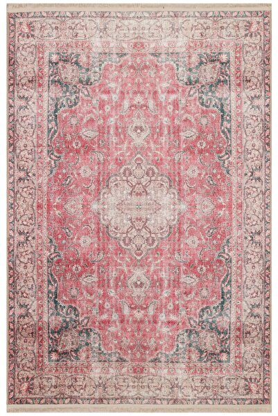 Rugs Modern Halı Mira Red 2102 Vintage Tarz Bordo Dokuma Taban Halı