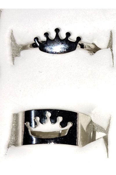 Fashion Rings King Queen Couple Ring