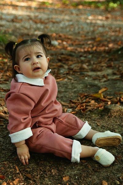 Totzee Scuba Suede Front Zipper Jumpsuit Dusty Rose