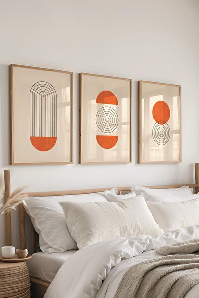 Postifull Set de pictură cu rame, 3 bucăți de rame din lemn și set de postere...