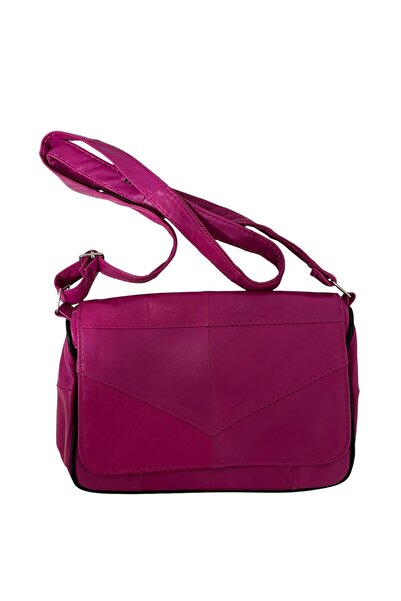 ELİTE NOVA SHOPPİNG Elite Nova Shopping Hakiki Deri Mektup Model Deri Orta Boy Çapraz Çanta ENSH-00000223