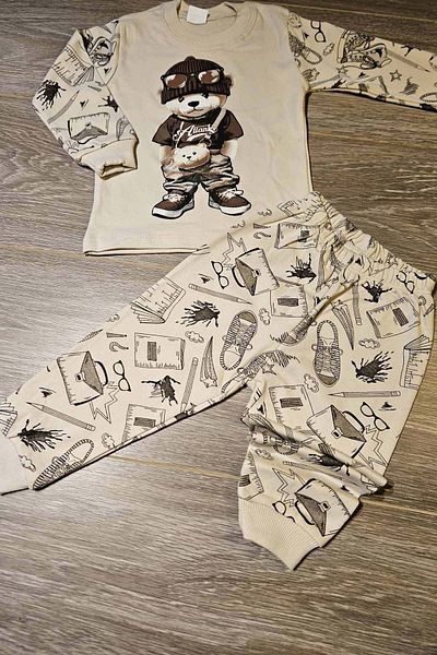 peki baby&kids Baby Boy Cotton Pajama Set - with Shoes and Hat, Gift Bottom Top 16298