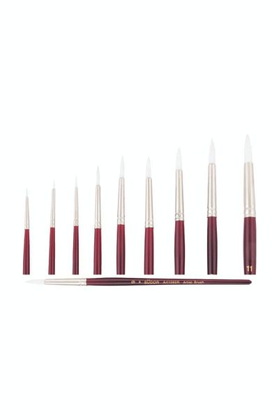 Südor 1092R Series Synthetic White Round Tip Brush No 2
