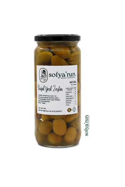Sofyanın Arka Bahçesi Yeşil Kalamata (EŞŞEK) Zeytini (İRİ) 500gr