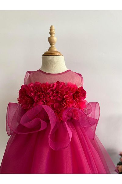 miaras baby Girl's Evening Dress Floral Dress Age 2-6