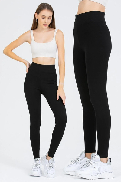 MİRA BUTİK Kadın Çelik Tayt Toparlayıcı Etkili Siyah Yüksek Bel Kadın Günlük Ve Spor Tayt