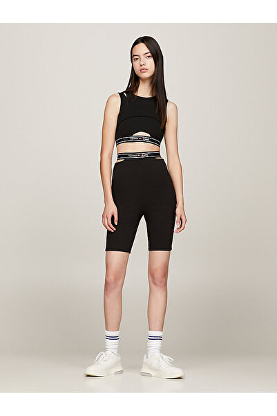 Tommy Hilfiger TOMMY JEANS KADIN LOGO TAPING CYCLE ŞORT TAYT