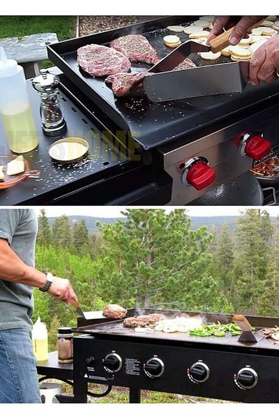 Jet's Home Stainless Steel Hamburger Spatula - 34 cm Grill