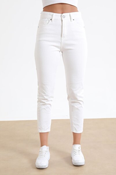 WODDİ Γυναικείο τζιν παντελόνι Abendam με ψηλή μέση, στυλ Mom