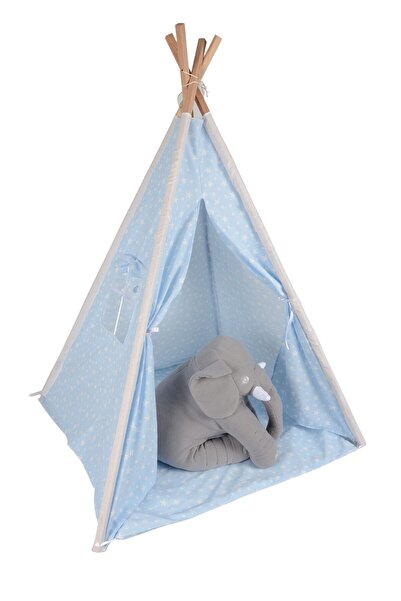 Genel Markalar Çocuk Çadır Oyuncak Ev Gürgen Ahşap Direkli Kızılderili Çocuk ...