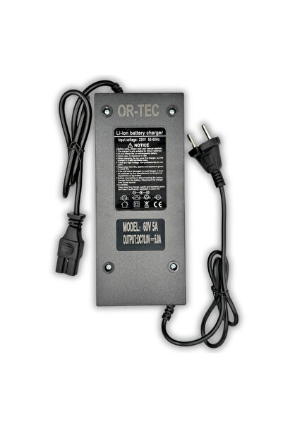 ORTEC 60 Volt 5 Amper Li-ıon Ve Lifepo4 Akıllı Lityum Akü Şarj Cihazı