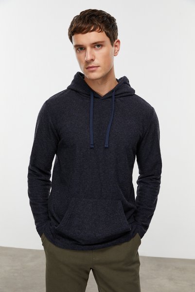 Mudo Textured Hooded Sweatshirt