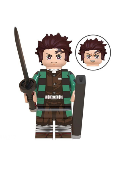 marimari مكعبات بناء شخصية أنيمي كامادو تانجيرو الصغيرة