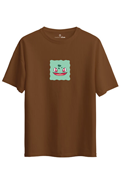 Oweear Bulbasaur للجنسين - تي شيرت كبير الحجم