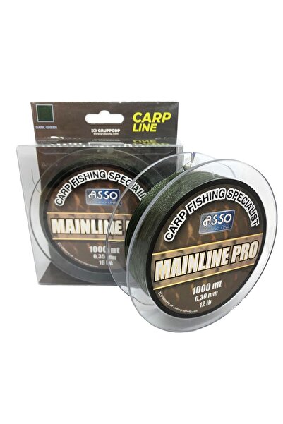 ASSO Mainline Pro Special Carp Fishing Line 1.000m Green 0,28mm