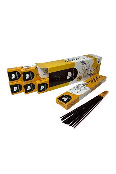 20 sticks of incense with vanilla scent