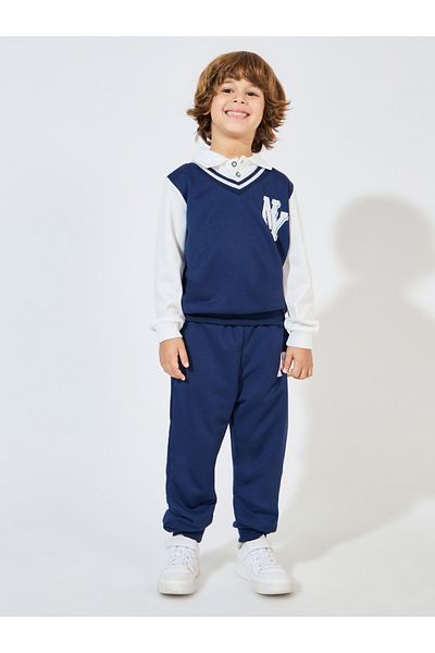 Styli NY Print 2In1 Style Sweatshirt & Joggers Set