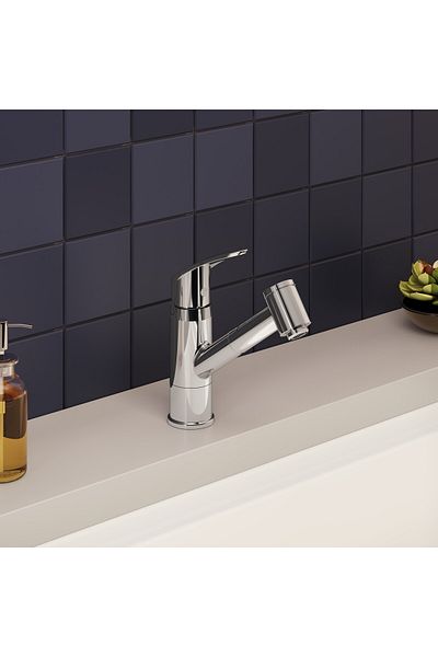Artema Harmony XL A42147 Pull-Out Sink Kitchen Faucet, Chrome
