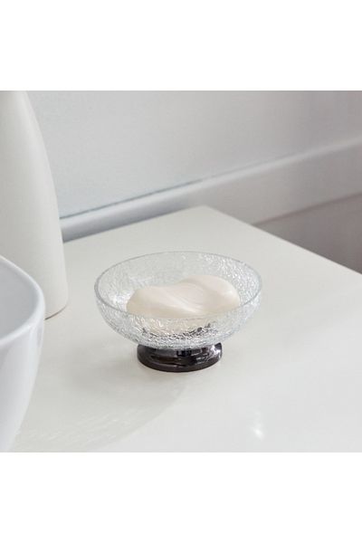 Home Box Cristal Glass Soap Dish