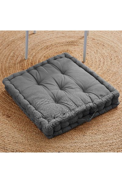 Home Box Atlanta Solid Floor Cushion 50x50 cm