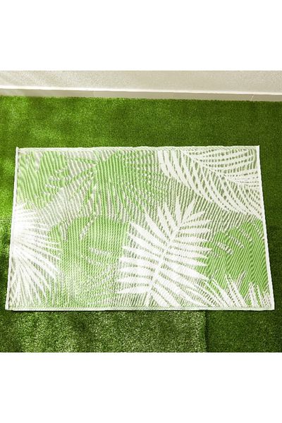 Home Box Arlo Leaf Print Outdoor Indoor Mat 120x180 cm