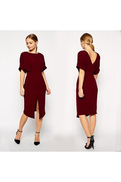 Barbora Casual Summer Slit Women's Dress