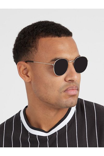 Styli Round Metal Frame Sunglasses