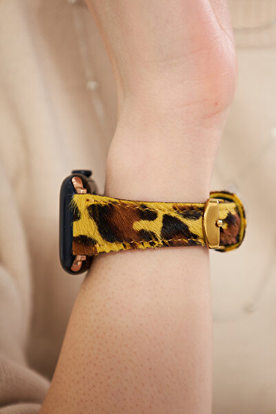 vagave Apple Watch Uyumlu 38mm 40 Mm 41 Mm 42 Mm 3 4 5 6 7 Se 8 9 10 Kadın Deri Kordon Saat Kayışı - Vadiva