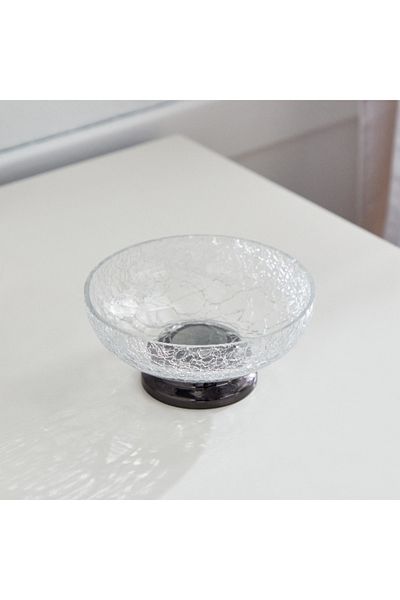 Home Box Cristal Glass Soap Dish
