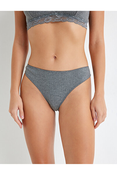 Koton Brief Külot Pamuklu Dantel Detaylı