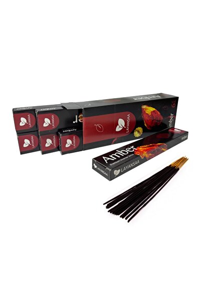 20 Stick Incense with Amber Fragrance