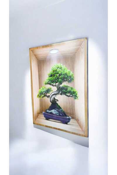 Ayver 3d Yapışkanlı Duvar Kağıdı Sticker 30x40 Cm Çiçekli Ağaç Model