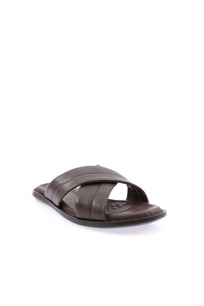 DGN Ανδρικές παντόφλες Roller Cross Strap Καφέ 31453244