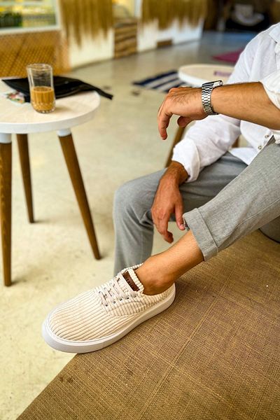 TB Terzi Bey Tb173 Kbt Velluto Men's Shoes White