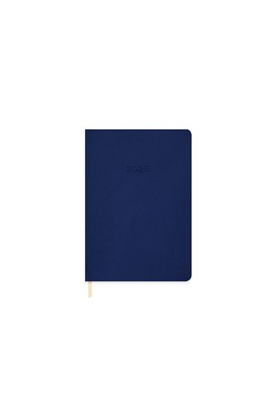 KESKİN COLOR 2025-14*20 Navy Blue Daily Thermo Leather Agenda