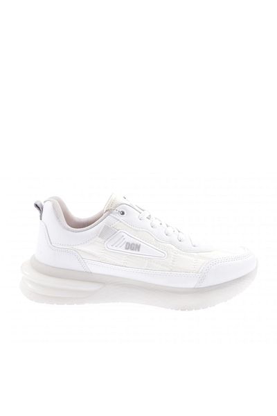 DGN Ανδρικά Sneakers Παπούτσια Λευκό Ασημί 333536133157