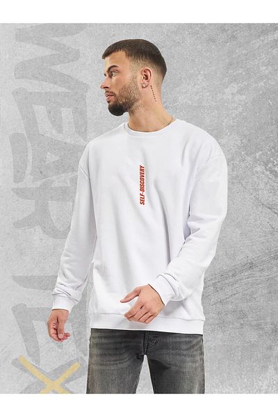 WEARTEX Unisex Oversize Sweatshirt - Crew Neck, Self-Discovery Printed Hoodie